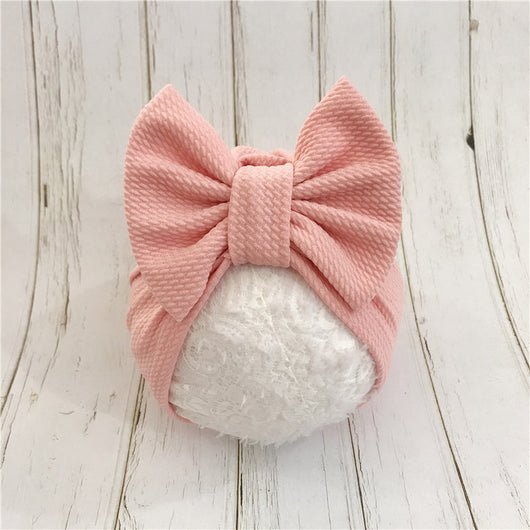 Gorro Bebé con Lazo Grande de Tela India y Diseño Maíz - Comodidad Garantizada - Image 3