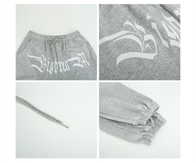 Pantalones Sueltos Grises Floreados Livianos para Mujer - Image 5