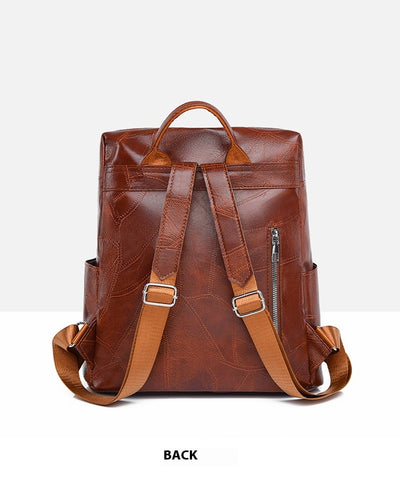 Mochila de Cuero PU para Mujer de Gran Capacidad - Image 14