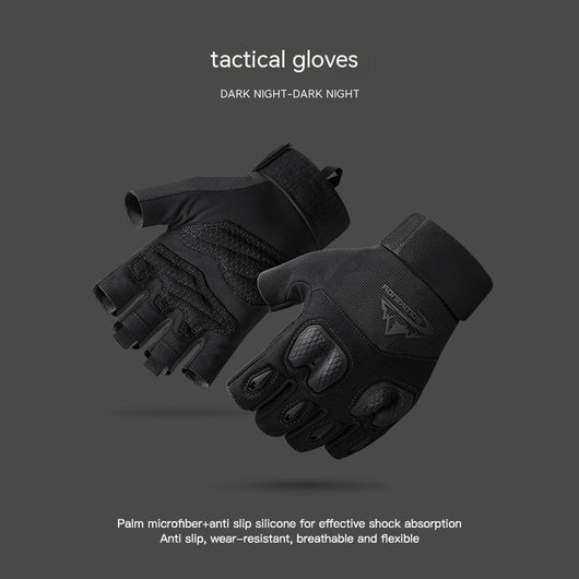 Guantes de Ciclismo Medio Dedo Antideslizantes con Silicona