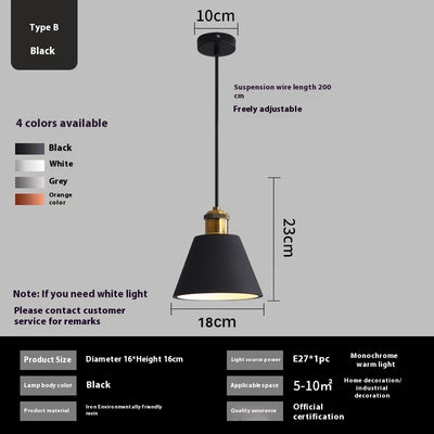 Lámpara Colgante de Hierro para Comedor, Dormitorio y Barra - Image 14