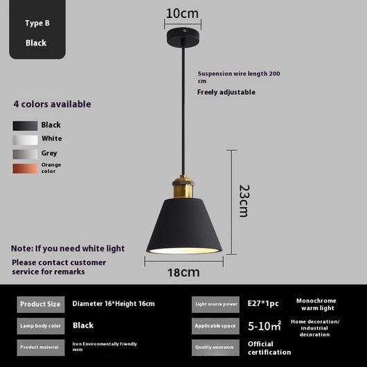 Lámpara Colgante de Hierro para Comedor, Dormitorio y Barra - Image 14