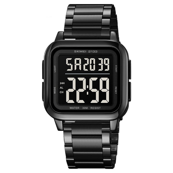 Reloj Electrónico Cuadrado Luminoso Resistente al Agua