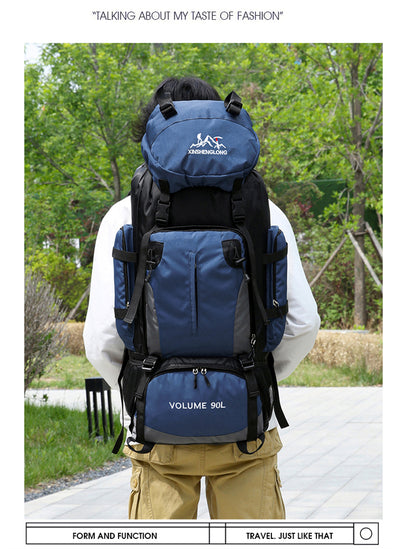 Mochila de Viaje 90L Impermeable para Senderismo y Trabajo - Image 29