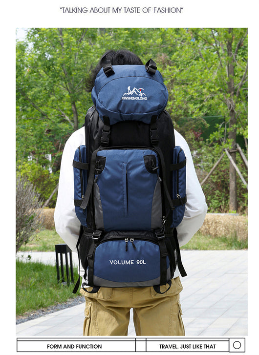 Mochila de Viaje 90L Impermeable para Senderismo y Trabajo - Image 29