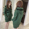 Plus Size Loose Thick Velvet Long Coat