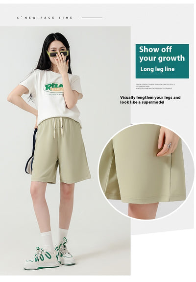 Shorts Premamá Cortos de Cintura Alta Pierna Ancha Verano Ligero - Image 13