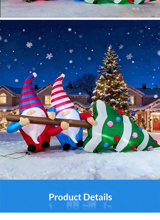 Adorno Navideño Inflable de 2.1m - Decoración Gigante para Exterior - Image 5