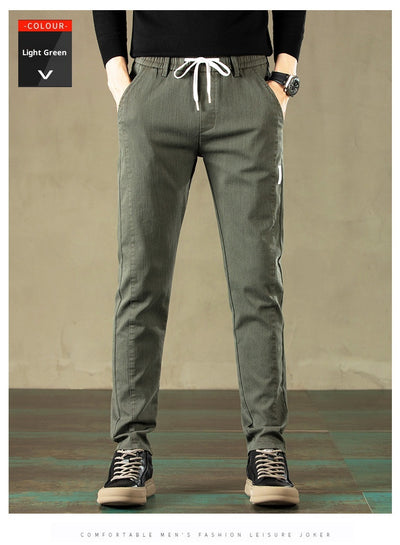 Pantalones Deportivos Rectos Elásticos para Hombre - Image 24