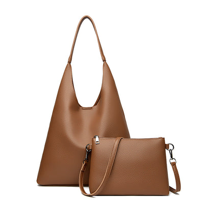 Bolso Retro de Cuero Suave con Gran Capacidad para Llevar al Hombro - Image 8