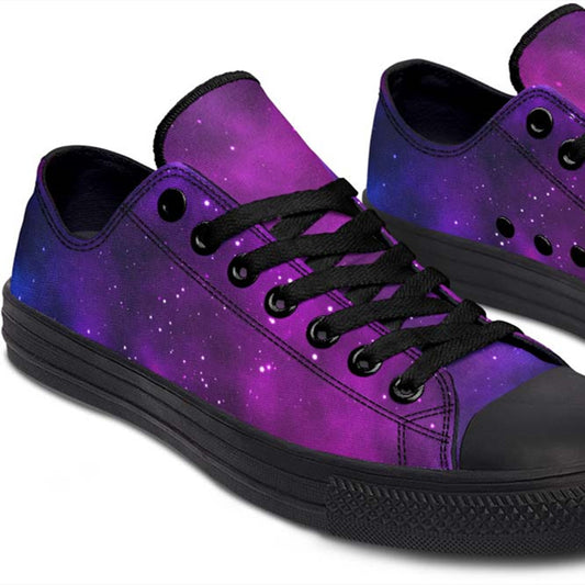 Tenis de Lona con Estampado de Parejas - Diseño Casual Bajo