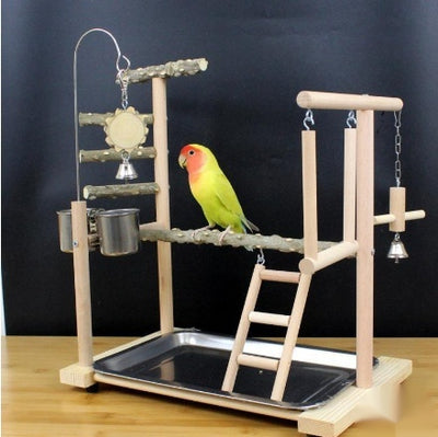 Percha Madera para Loros y Pájaros Exóticos con Diseño Natural - Image 8