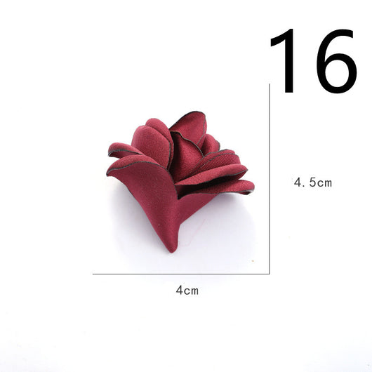 Diadema de Flores de Tela con Base Adhesiva para Hacer a Mano - Image 26