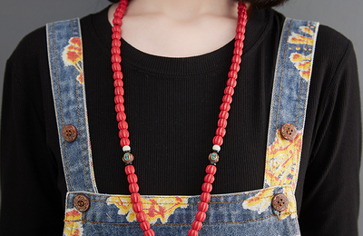 Overol Denim Holgado Talla Grande Estilo Coreano - Image 11