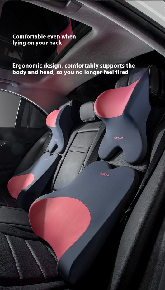 Almohada Cervical de Espuma Viscoelástica para Auto - Soporte Lumbar y Reposacabezas - Image 21
