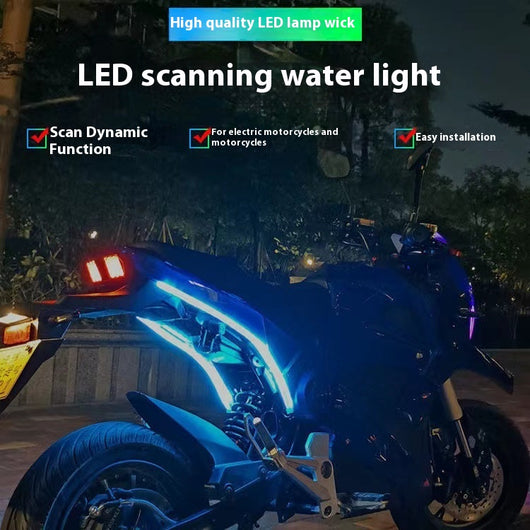Luz Ambiental Dinámmica para Dirección de Motocicleta con Efecto Agua - Image 5