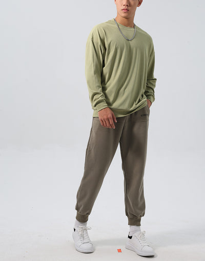 Sudadera Deportiva Jacquard con Rayas, Corte Relajado y Hombros Caídos - Image 21