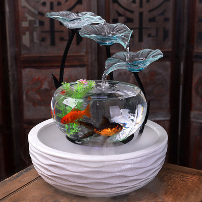 Acuario de Escritorio con Bonsái - Decoración Viva para tu Hogar