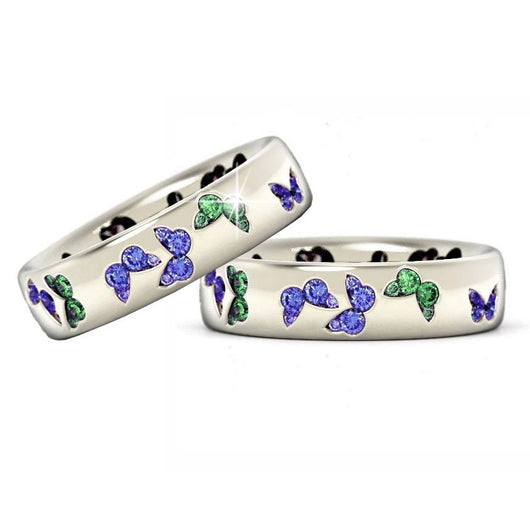 Anillo de Mariposa con Circonitas Multicolor - Diseño Personalizado y Adorable - Image 5