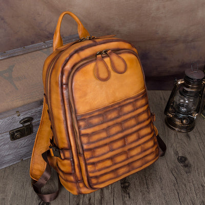 Mochila de Cuero para Hombre - Elegancia y Funcionalidad - Image 9