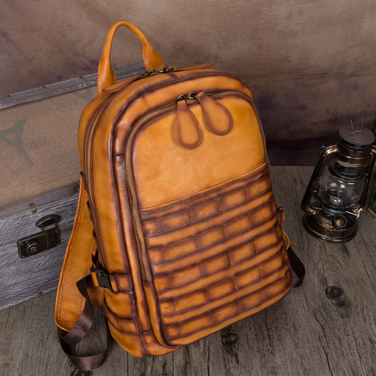 Mochila de Cuero para Hombre - Elegancia y Funcionalidad - Image 9