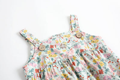 Body de Algodón con Tirantas para Bebé Niña - Diseño Floral - Image 12