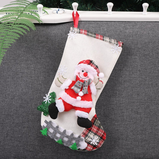 Set de Calcetines Navideños con Adornos Santa y Árbol - Bolsa de Regalo - Image 15