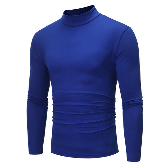 Camiseta Manga Larga Cuello Alto Slim Fit Hombre - Básico Texturizado - Image 6