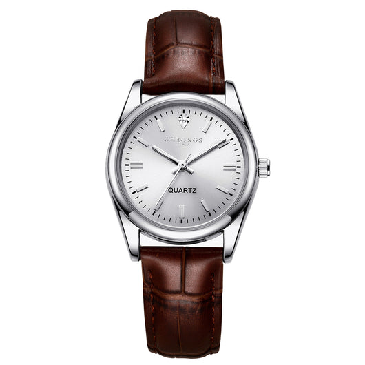 Reloj de Pulsera para Mujer con Correa de Cuero Genuino y Movimiento de Cuarzo Luminoso - Image 6