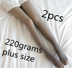Leggings Térmicos Translúcidos Talla Grande con Forro Polar para Invierno - Image 28