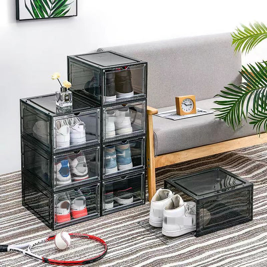Caja Organizadora Magnética Transparente para Zapatos