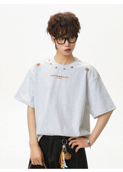 Playera de Algodón Estampada de Manga Corta para Hombre - Image 9
