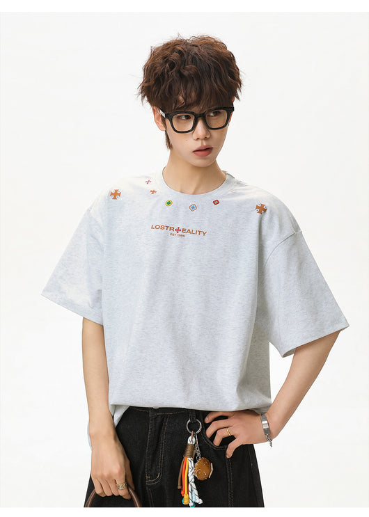 Playera de Algodón Estampada de Manga Corta para Hombre - Image 9