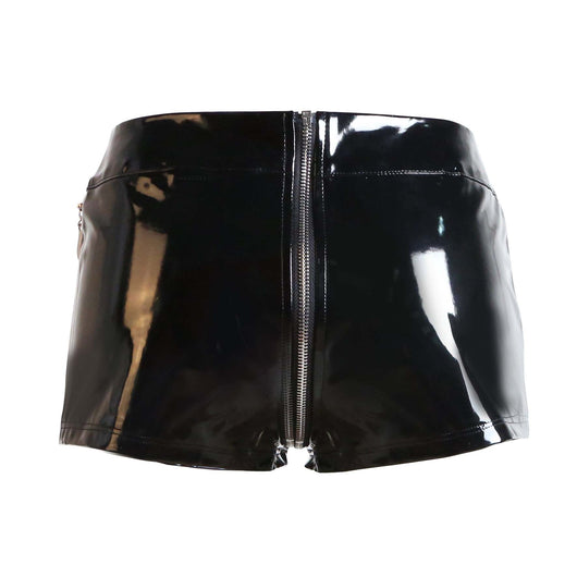 Pantalones Cortos de Cuero Punk para Mujer - Image 5