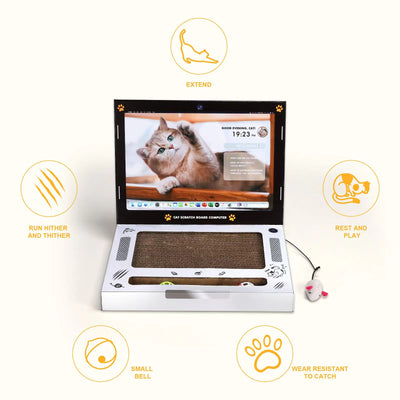 Rascador Interactivo para Gatos con Diseño de Consola de Videojuegos - Image 2