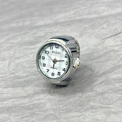 Reloj Anillo Versátil Dorado y Plateado - Diseño Minimalista All-Match - Image 13
