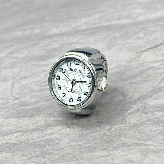 Reloj Anillo Versátil Dorado y Plateado - Diseño Minimalista All-Match - Image 13