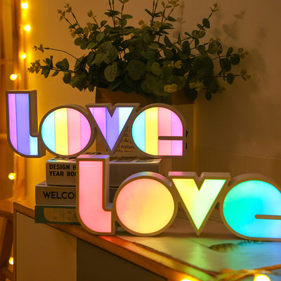 Letras LED LOVE Románticas - Decoración San Valentín y Bodas