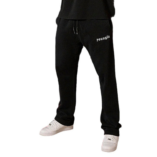 Pantalones Deportivos de Algodón para Hombre - Corte Recto Amplio y Cómodo - Image 5