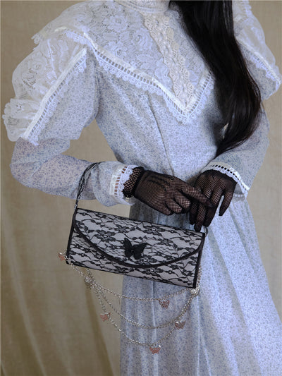 Bolso Clutch Elegante con Diseño de Encaje Versátil - Image 3