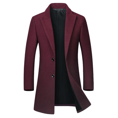 Abrigo Largo de Lana para Hombre - Elegancia y Calidez - Image 14