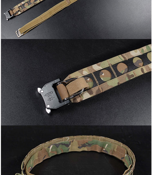 Cinturón Táctico de Nylon Doble con Hebilla de Liberación Rápida - Image 12