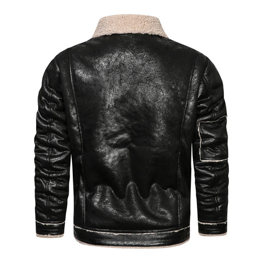 Chaqueta Retro Casual para Hombre Talla Grande con Solapa de Terciopelo - Image 12
