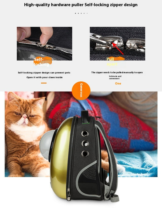 Mochila Transportadora Espacial para Mascotas - Transpirable y Portátil - Image 23