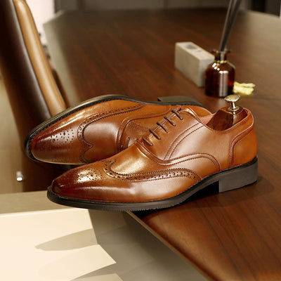 Zapatos Oxford de Cuero para Hombre con Suela de Goma - Image 10
