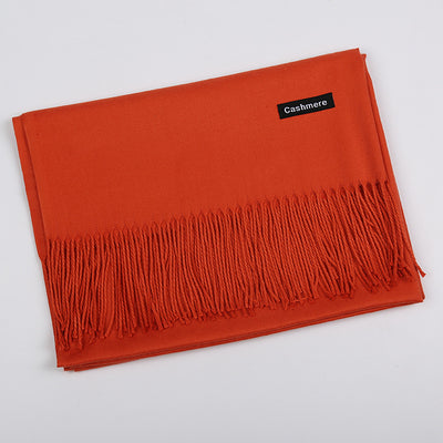 Bufanda de Cashmira Artificial Liso para Mujer 220g - Chal Cálido y Elegante - Image 11