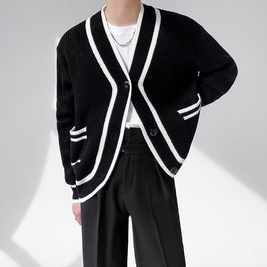 Cardigan Suelto Casual para Hombre - Suéter Tipo Chaqueta - Image 2