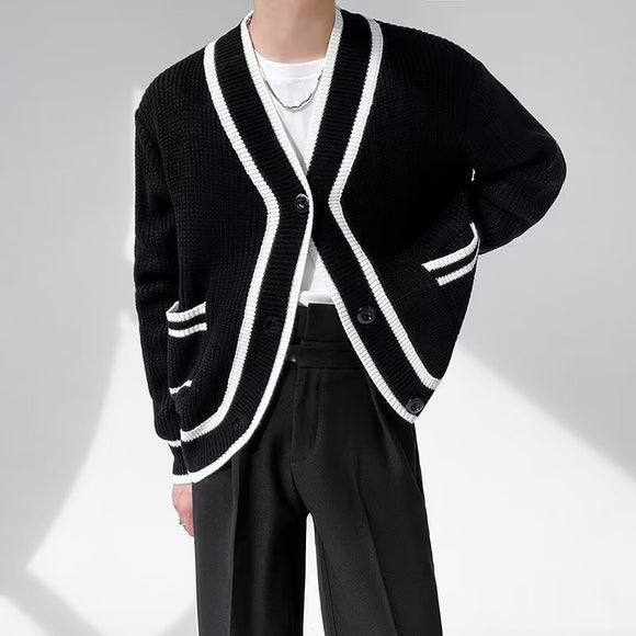 Cardigan Suelto Casual para Hombre - Suéter Tipo Chaqueta
