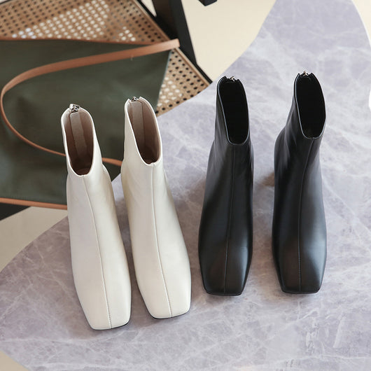 Botas de Cuero Premium con Diseño Minimalista - Image 20