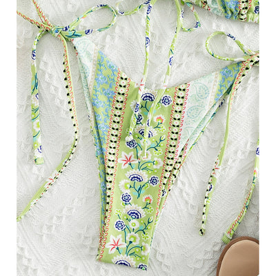 Traje de Baño Enterizo con Estampado Estilo Chino - Image 10